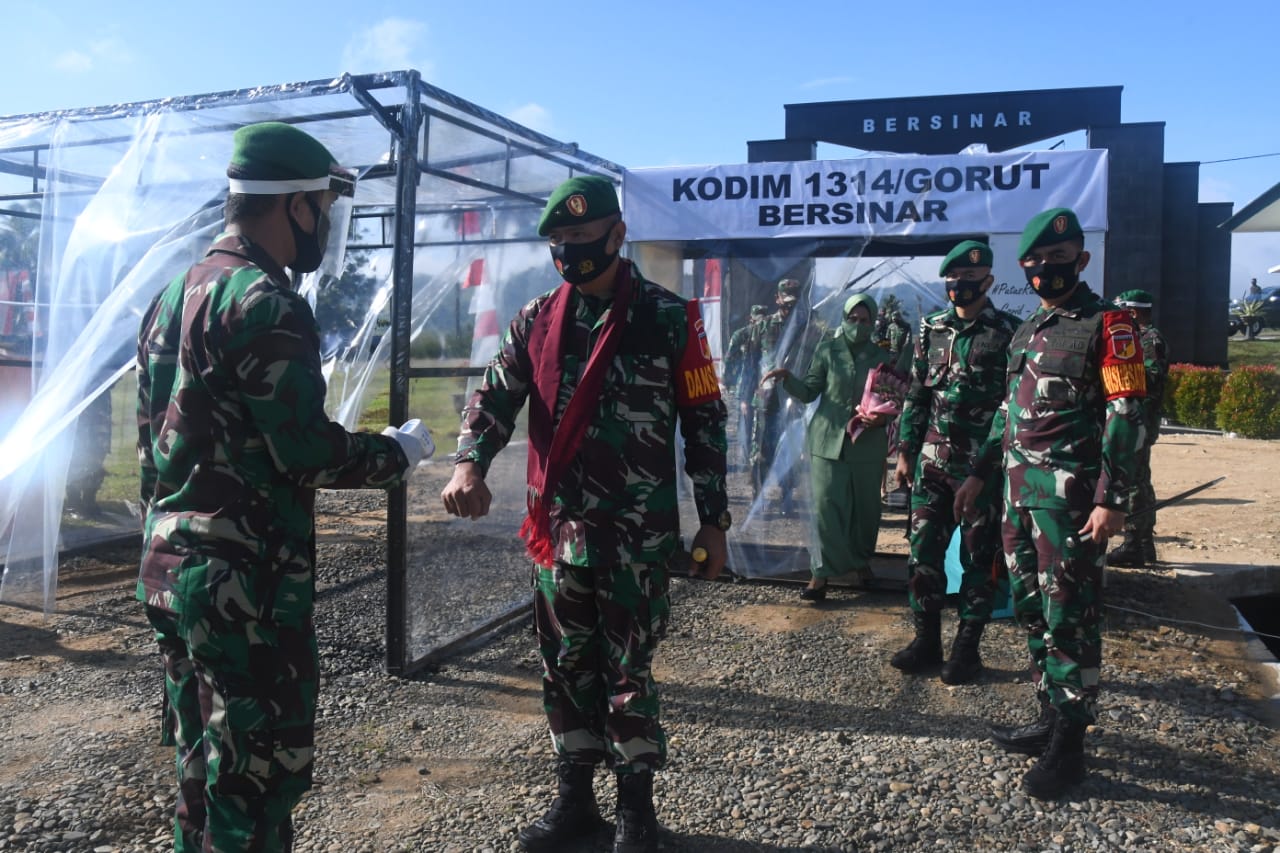 Danrem 133 NW Lakukan Kunjungan Kerja Ke Kodim 1314 Gorut HARIAN METRO